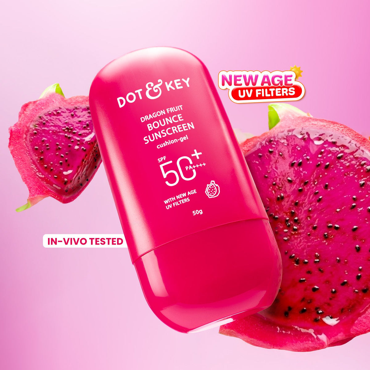 Dot & Key Dragon Fruit Bounce Gel Sunscreen - 50g