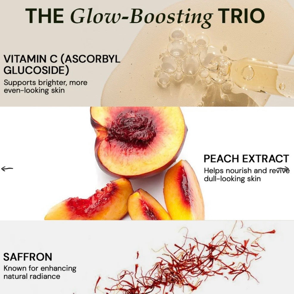 CITTA Glow Ka Glowup Sheet Mask (Peach, Saffron & Vitamin C)