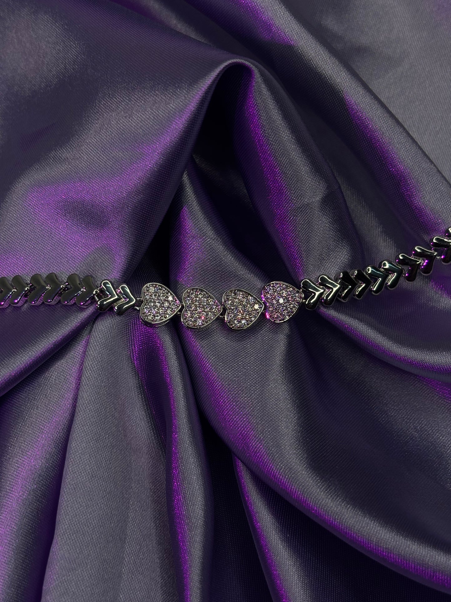 Scalloped & Floral Link Tennis Bracelets