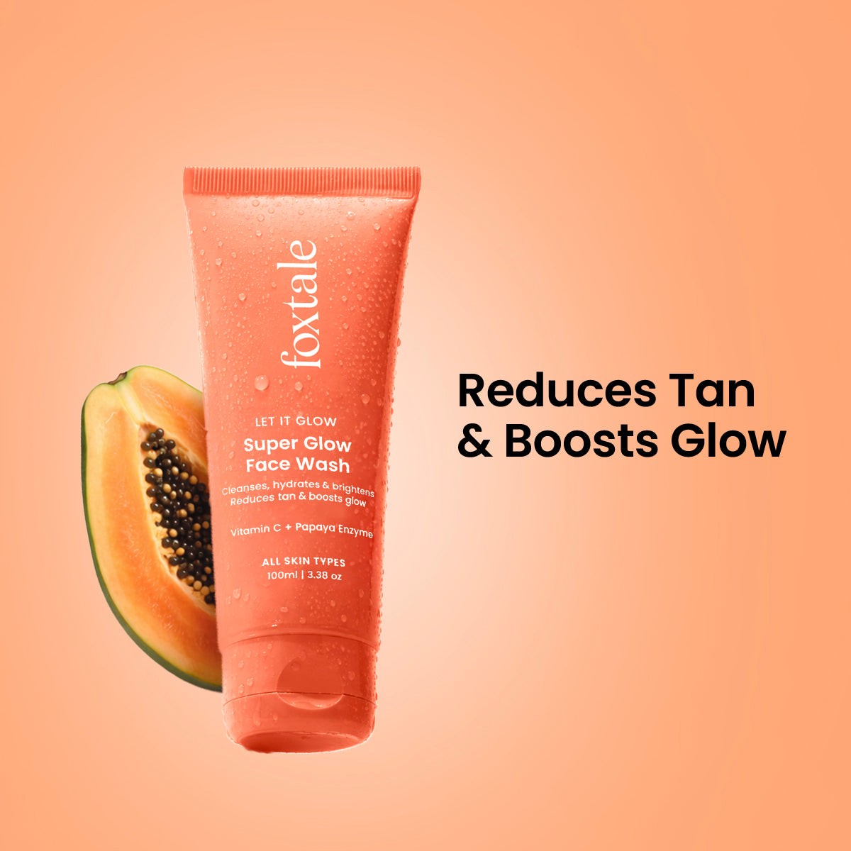 Foxtale Super Glow Face Wash - 100 ml
