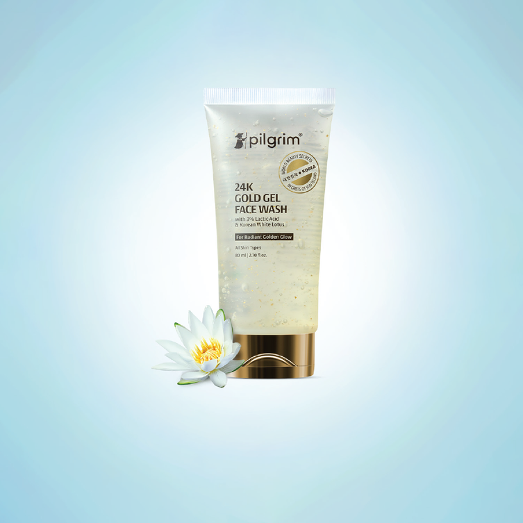 Pilgrim 24K Gold Gel Face Wash - 80 ml