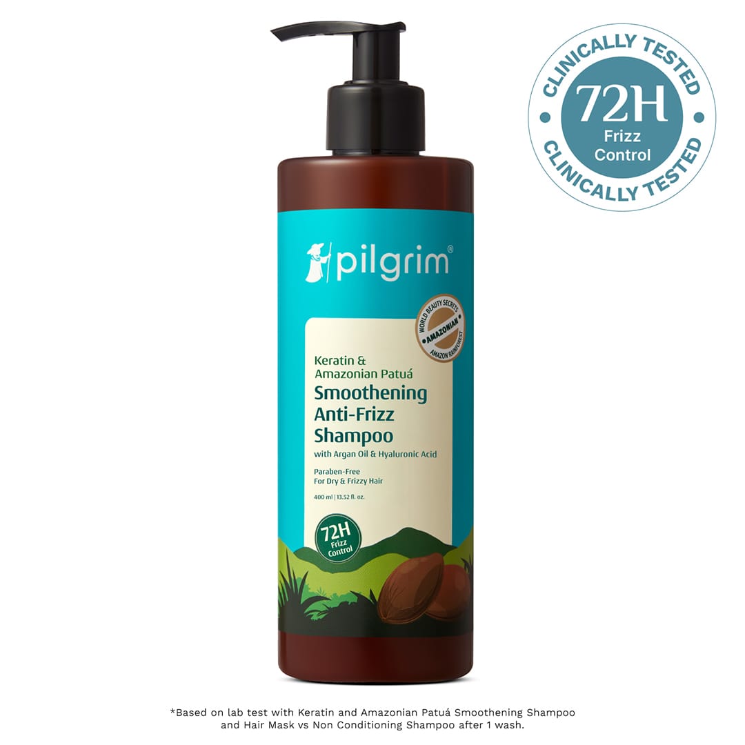 Pilgrim Keratin & Amazonian Patua Smoothening Shampoo - 400 ml