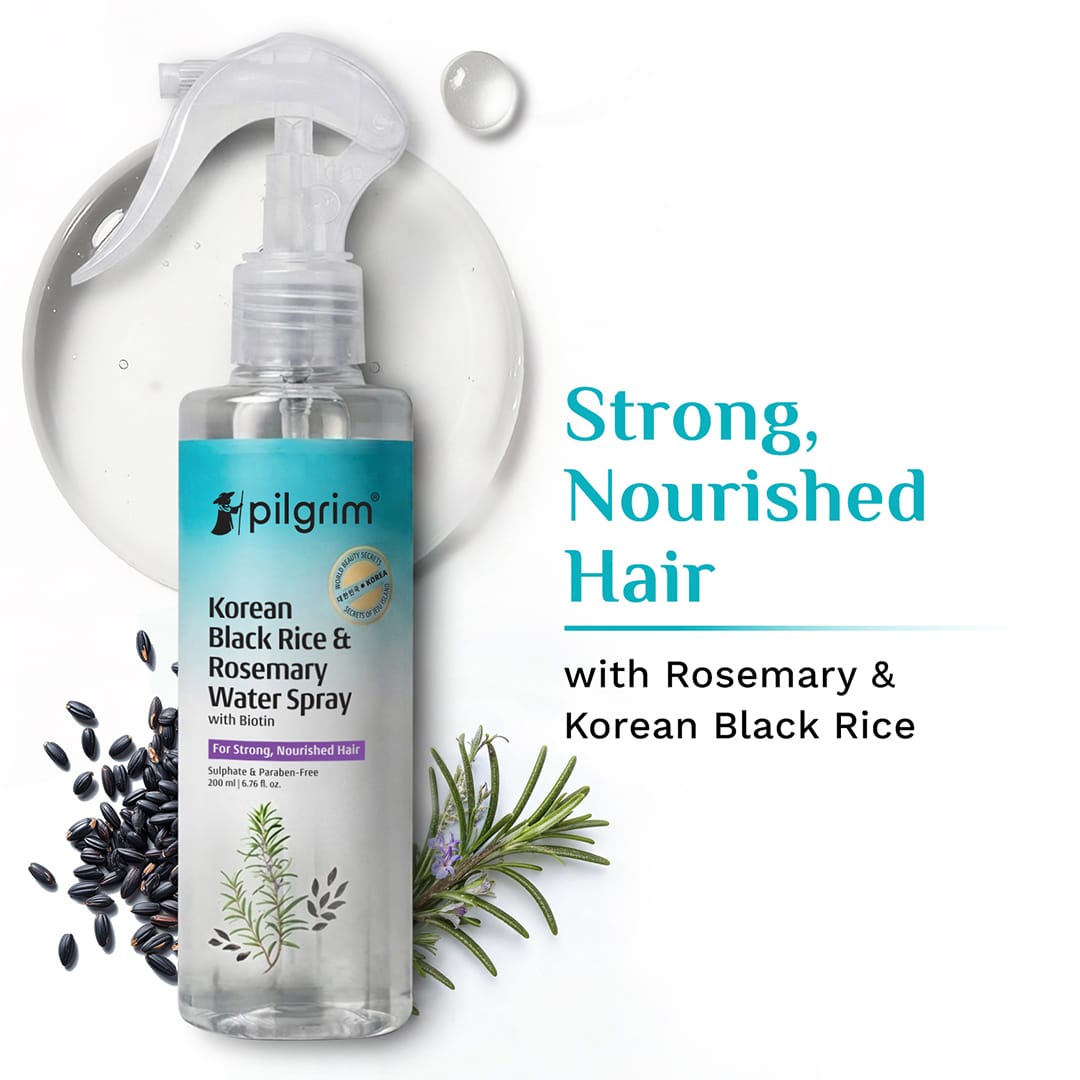 Pilgrim Korean Black Rice & Rosemary Water Spray with Biotin - 200 ml
