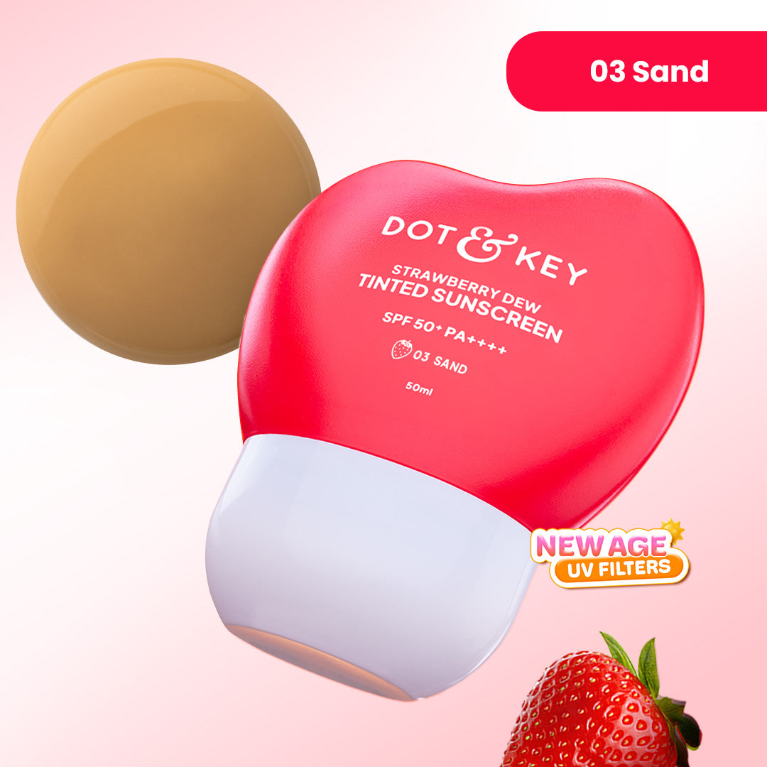 Dot & Key Strawberry Dew Tinted Sunscreen - Sand / 50ml