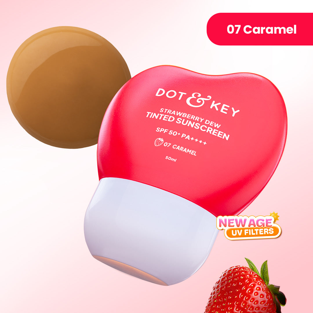 Dot & Key Strawberry Dew Tinted Sunscreen - Caramel / 50ml