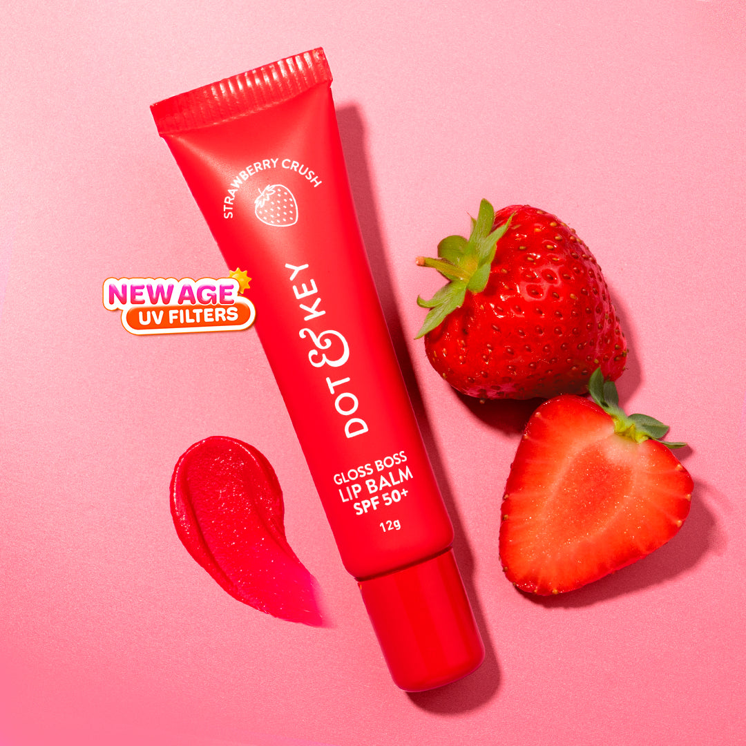 Dot & Key Gloss Boss Lip Balm - Strawberry Crush / 12g