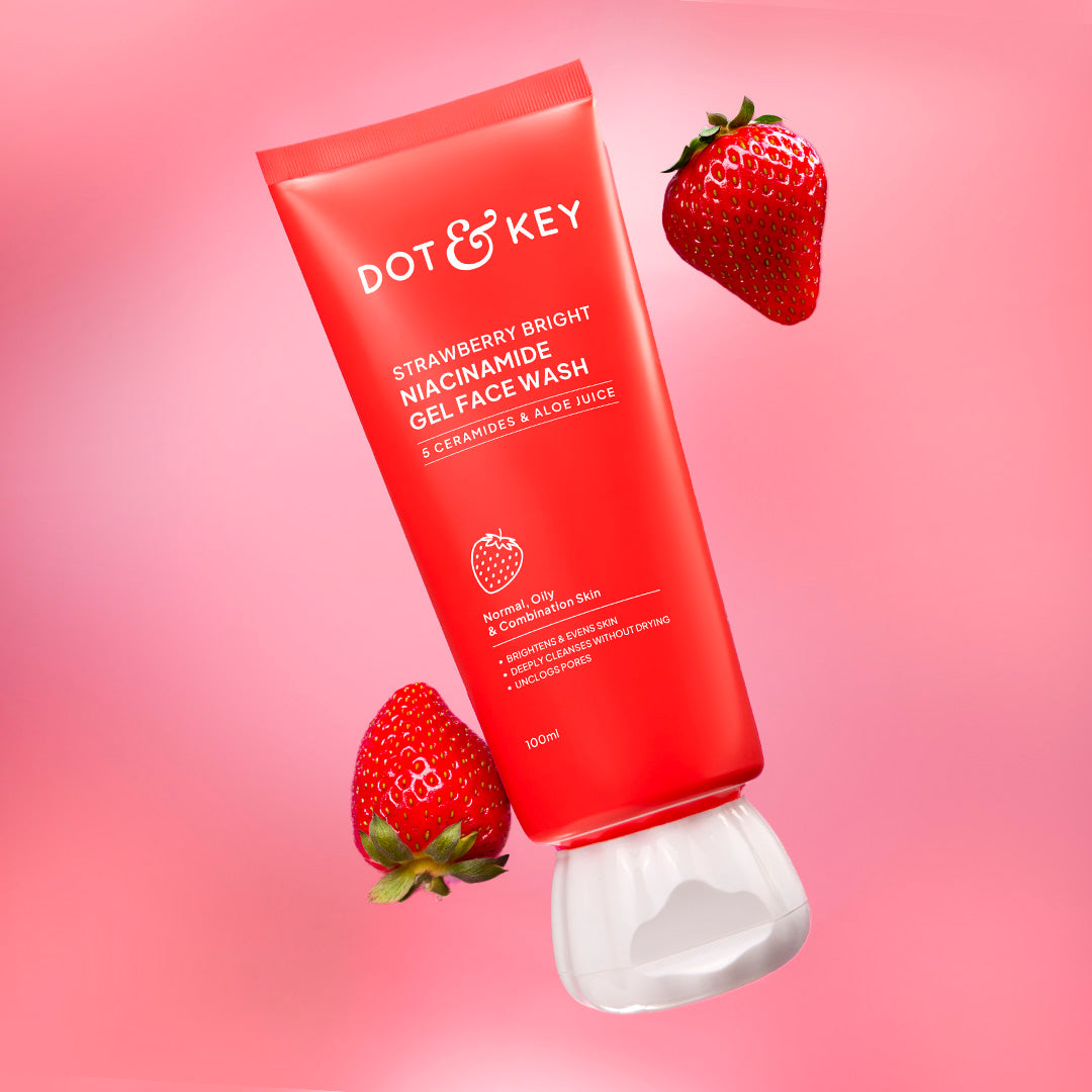 Dot & Key Strawberry Niacinamide Brightening Gel Facewash - 100ml