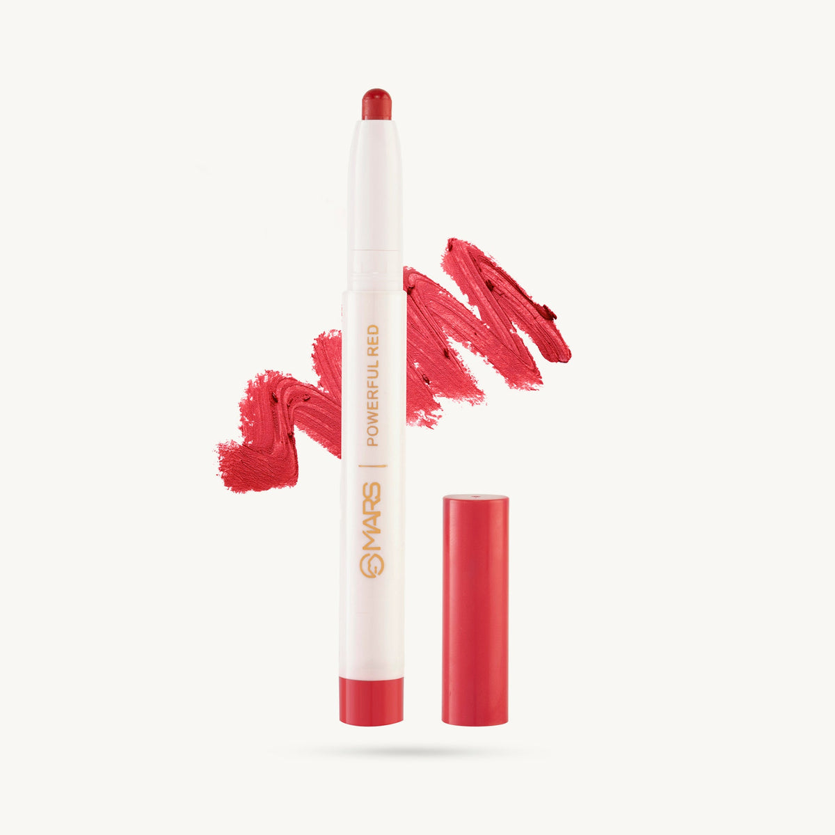 MARS Poppins Lip Crayon - 01 - Powerful Red