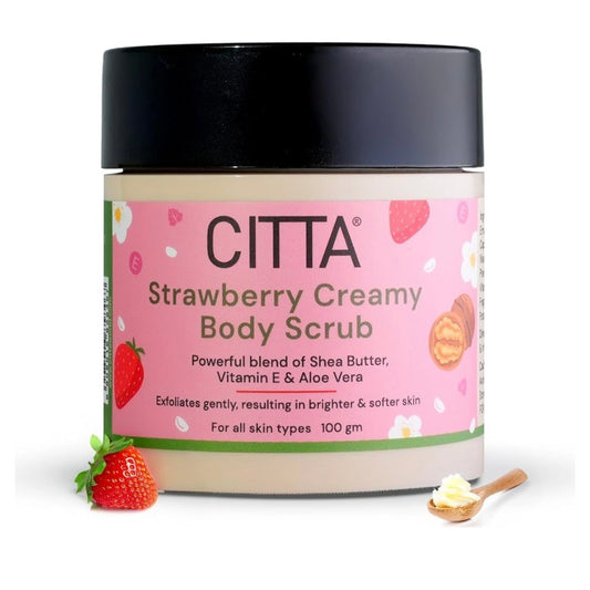 CITTA Strawberry Creamy Body Scrub | 100gm