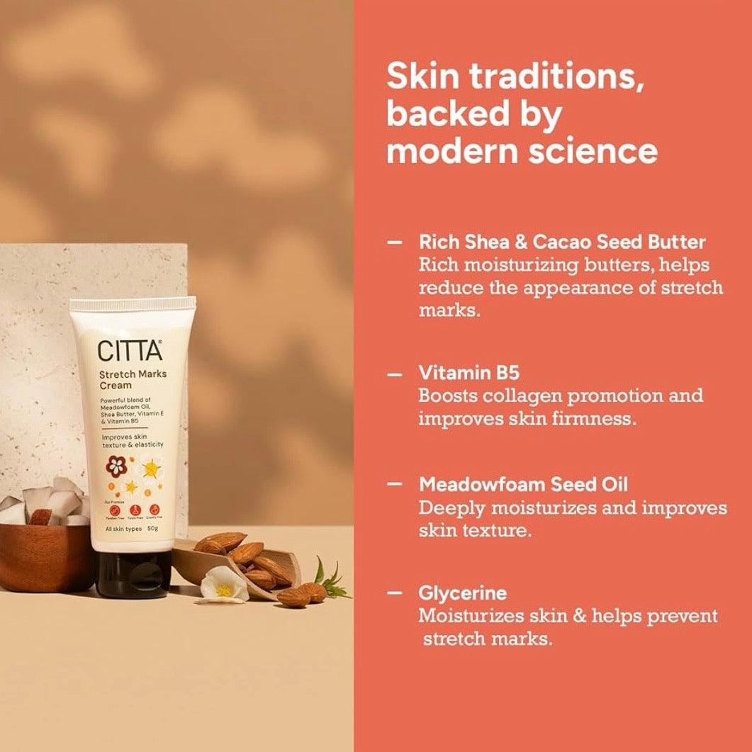 CITTA Stretch Marks & Firming Body Cream | 50gm