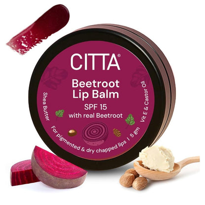CITTA Beetroot Lip Balm SPF 15 | 5 gm