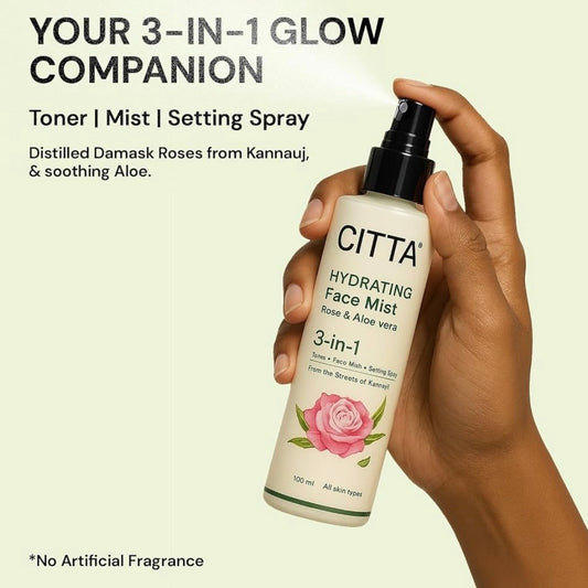 CITTA Hydradew Face Mist (Damask Rose & Soothing Aloe) | 100 ml