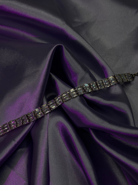 Baguette Prism Channel Tennis Bracelet