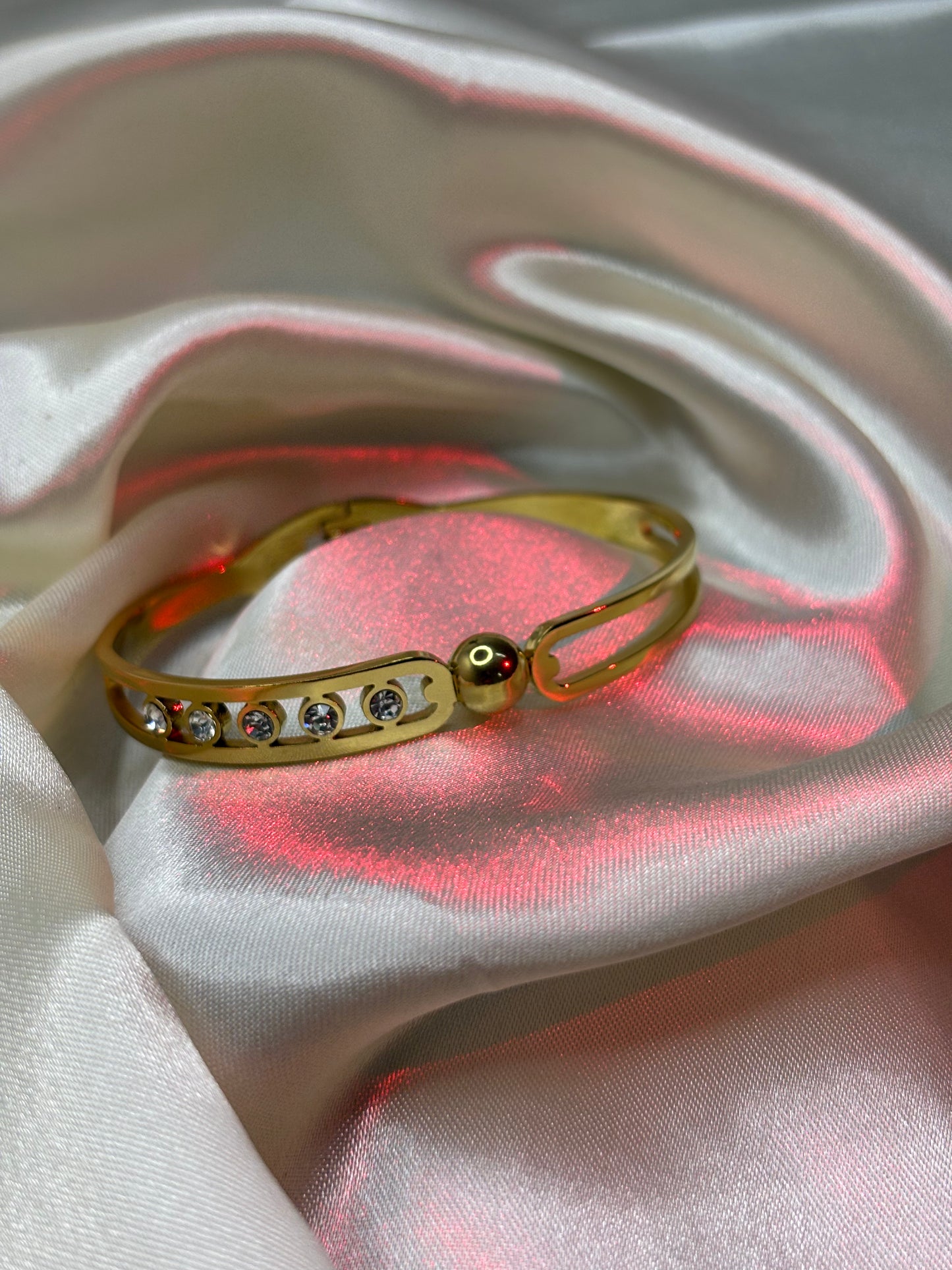 Celestial Orbit Starburst Bangle