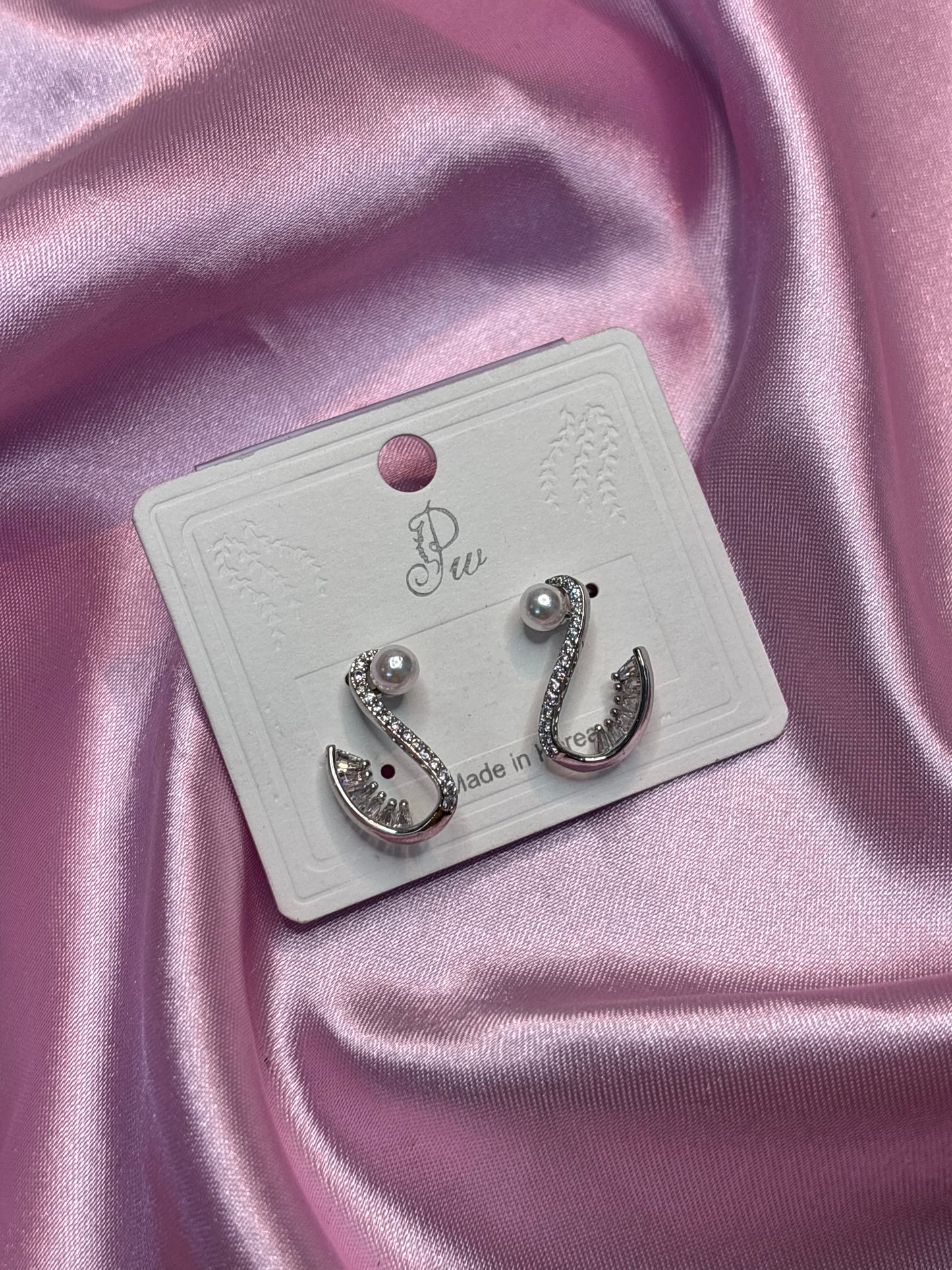 Hammered Teardrop Hoop Earrings