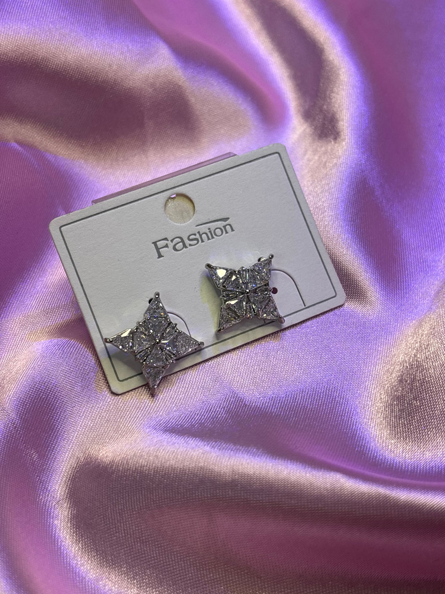 Sculpted Butterfly Wing Statement Studs