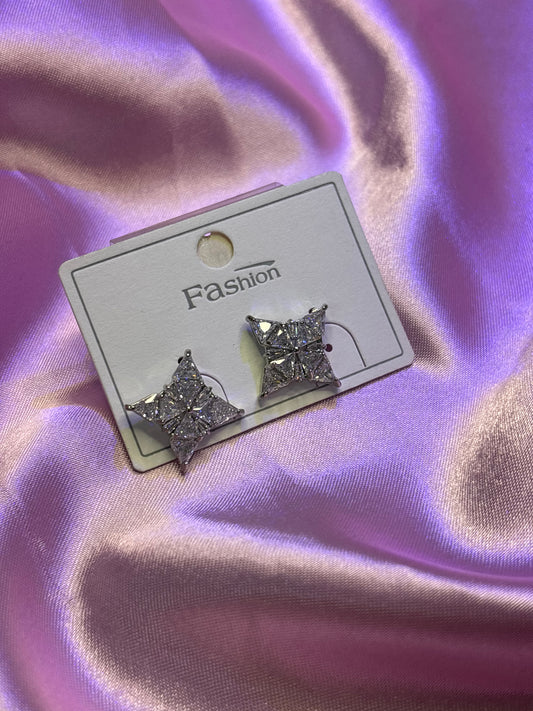 Sculpted Butterfly Wing Statement Studs