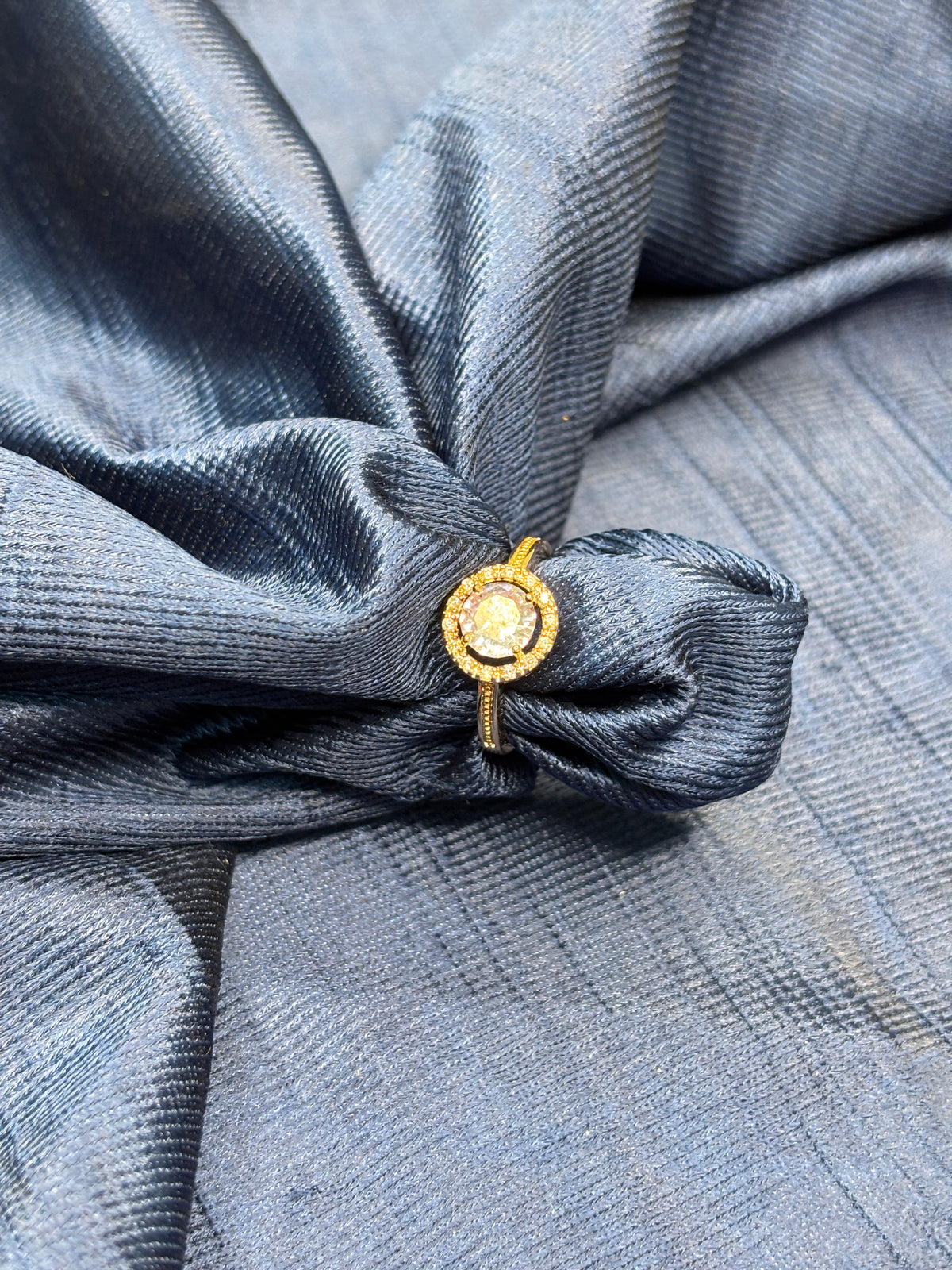 Solar Flare Coin Medallion Ring