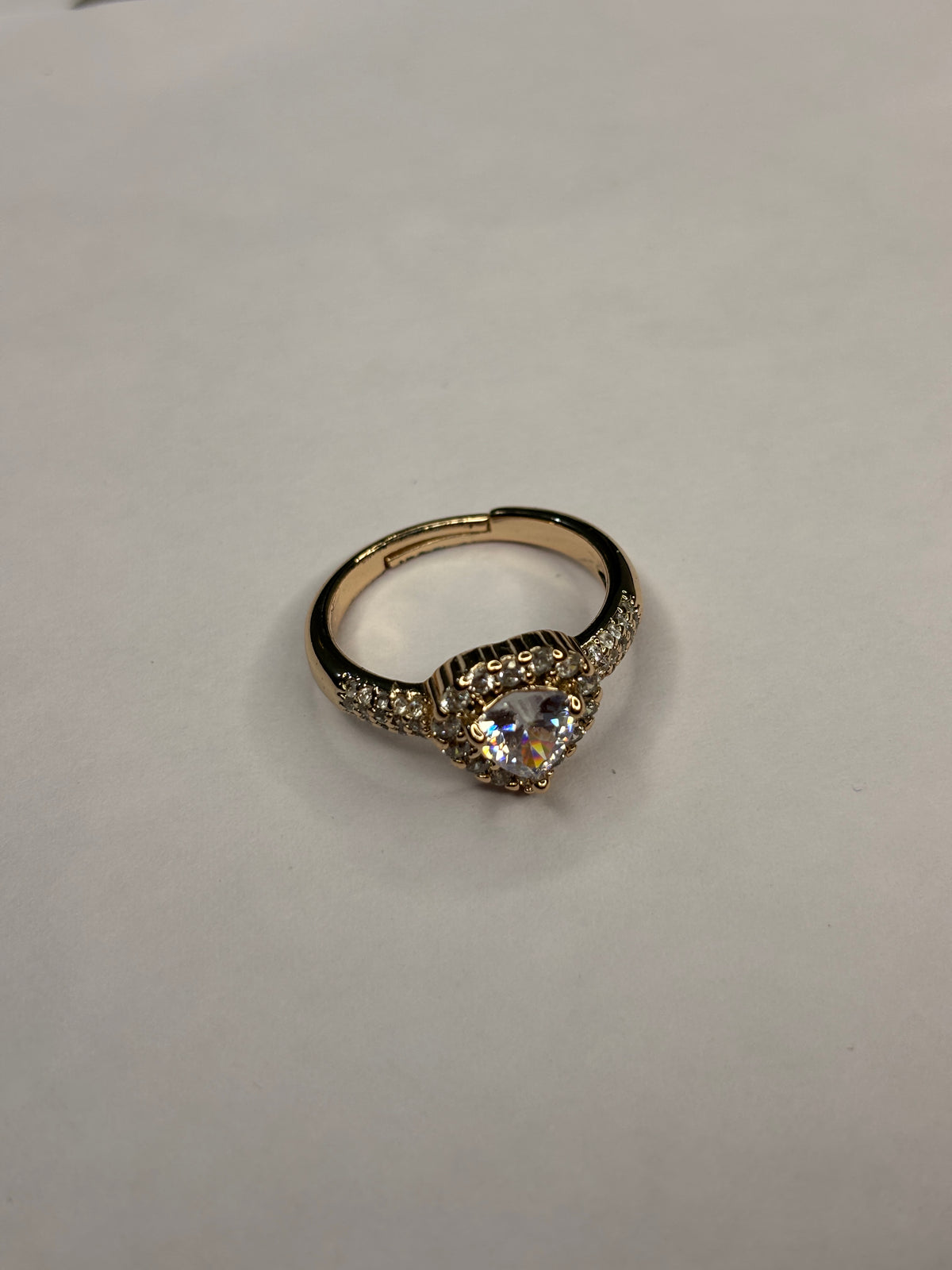 Marquise Leaf Dainty Crystal Ring