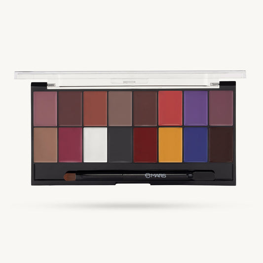 MARS Infinity Demi Matte Lip Palette - 01