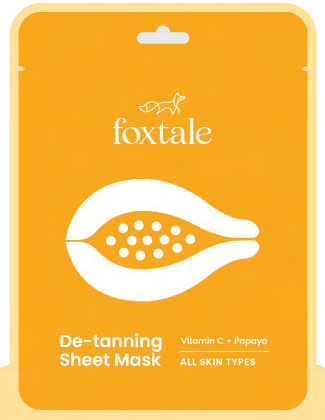 Foxtale De-Tanning Sheet Mask - 26 g
