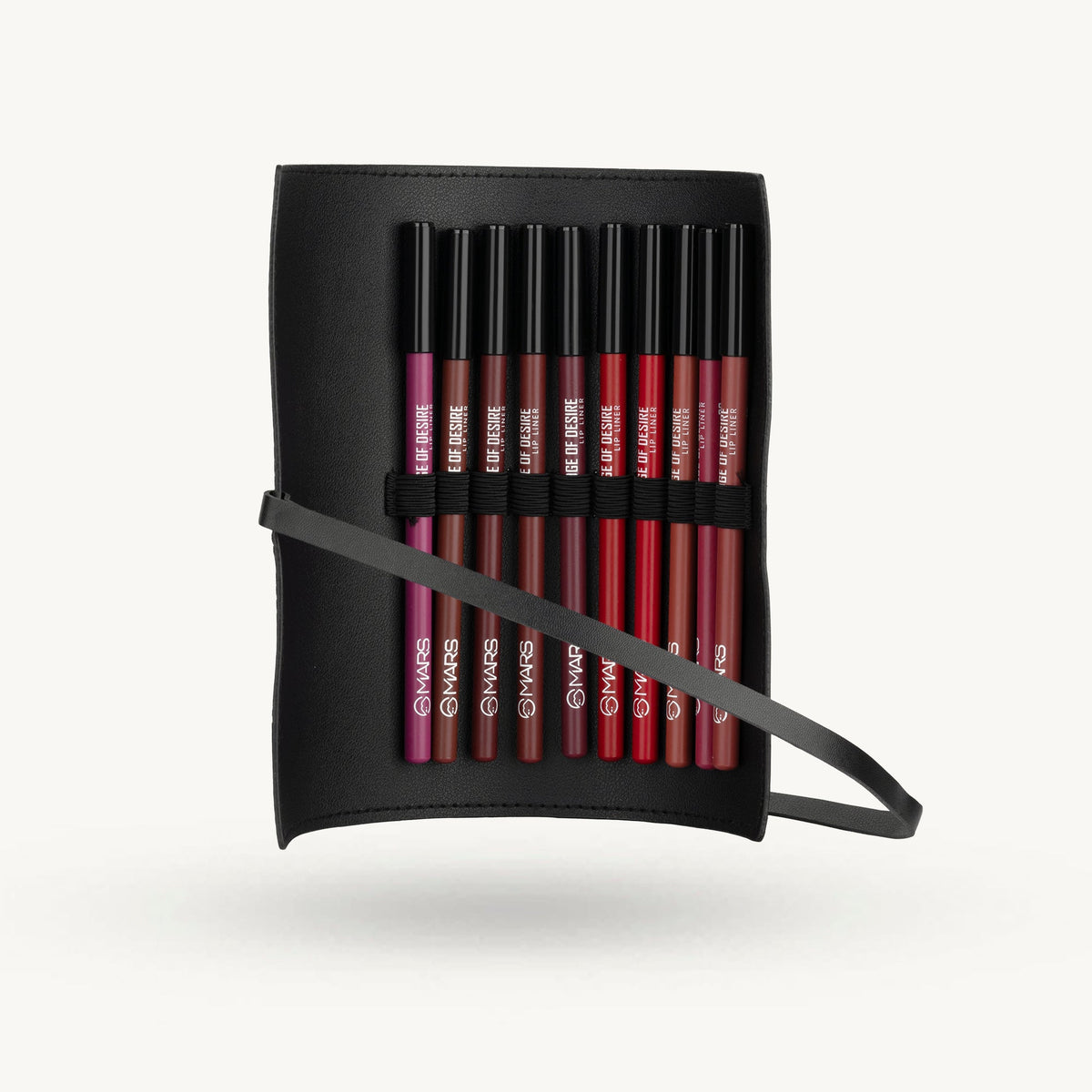 MARS Edge of Desire Lip Liner with Holder - 10 Piece Set - Pack of 10 (01-10)