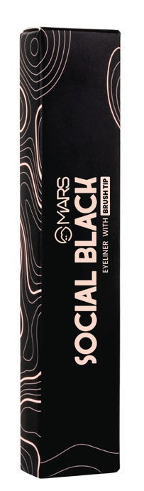 MARS Social Black Eyeliner with Brush Tip