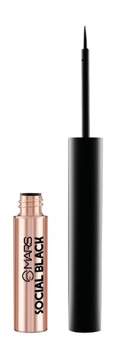 MARS Social Black Eyeliner with Brush Tip