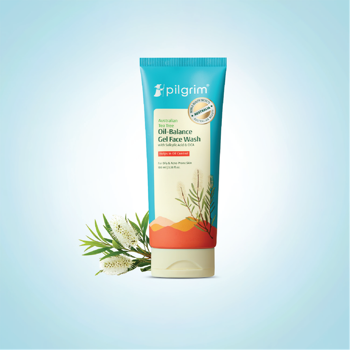 Pilgrim Australian Tea Tree Oil-Balance Gel Face Wash - 100 ml