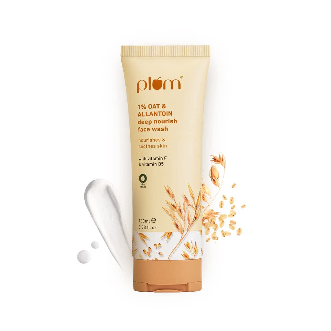 Plum 1% Oat & Allantoin Deep Nourish Face Wash