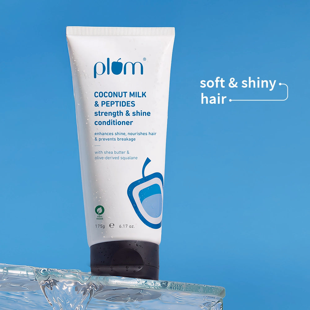 Plum Coconut Milk & Peptides Strength & Shine Conditioner