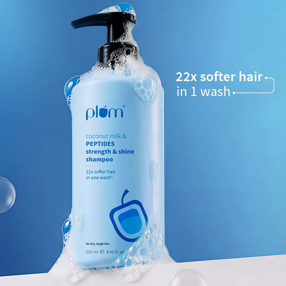 Plum Coconut Milk & Peptides Strength & Shine Shampoo