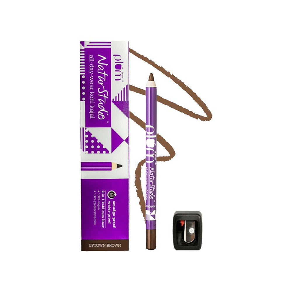 Plum NaturStudio All-Day-Wear Kohl Kajal - Uptown Brown